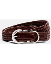 DEHANCHE - Loom Braided Leather Belt - Lyst