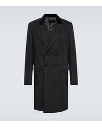 Tom Ford - Double-breasted Wool And Cashmere Coat - Lyst