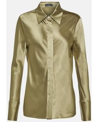 JOSEPH - Brunel Silk Satin Blouse - Lyst
