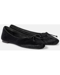 KHAITE - Calfhair Ballerina Flats - Lyst