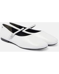 Tory Burch - Leather Mary Jane Flats - Lyst