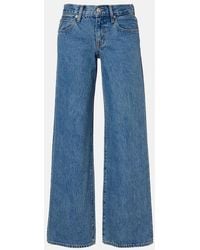 SLVRLAKE Denim - Lexi Low-Rise Wide-Leg Jeans - Lyst