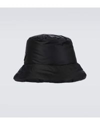 Prada - Fischerhut mit Logo-Schild - Lyst