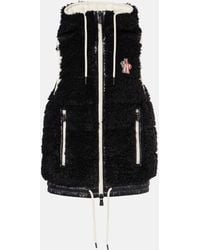 Moncler - Logo Teddy Down Vest - Lyst