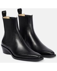 Proenza Schouler - Bronco Leather Ankle Boots - Lyst
