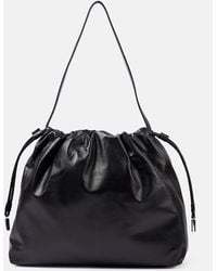 The Row - Schultertasche Angy Aus Leder - Lyst