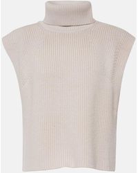 Isabel Marant - Megan Turtleneck Wool Sweater Vest - Lyst