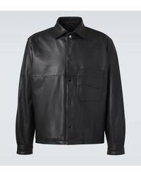 STÒFFA - Leather Jacket - Lyst