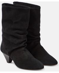 Isabel Marant - Reachi Suede Ankle Boots - Lyst