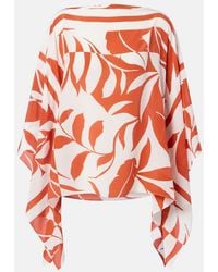 Max Mara - Blouse Tambuto Imprimee En Soie - Lyst