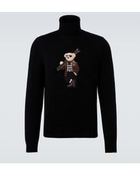 Ralph Lauren - Embroidered Cashmere Turtleneck Sweater - Lyst