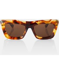 Bottega Veneta - Scoop Rectangular Sunglasses - Lyst