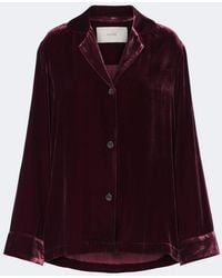 Asceno - Calabasas Velvet Shirt - Lyst