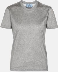 Prada - Set de tres camisetas de punto fino - Lyst