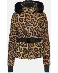 Goldbergh - Fierce Leopard-print Faux Fur Down Jacket - Lyst