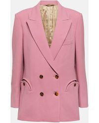 Blazé Milano - Cool & Easy Double-breasted Wool Blazer - Lyst