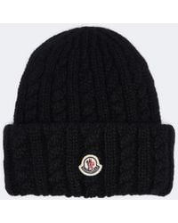 Moncler - Alpaca And Wool-Blend Beanie - Lyst