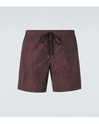 Brioni - Printed Swim Trunks - Lyst