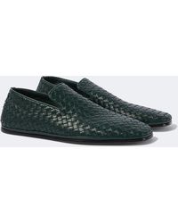 Bottega Veneta - Palazzo Intrecciato Leather Loafers - Lyst