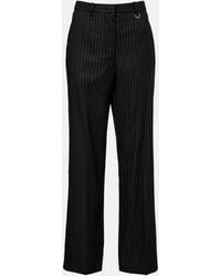 Isabel Marant - Noanda Pinstriped Wool-Blend Straight Pants - Lyst