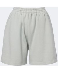 Prada - Cotton Fleece Shorts - Lyst