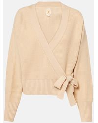 Jardin Des Orangers - Wool And Cashmere Wrap Cardigan - Lyst