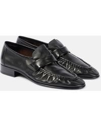 The Row - Soft Leather Loafers - Lyst
