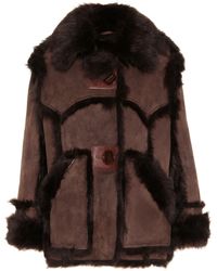 Acne Studios Shearling Jacket - Brown