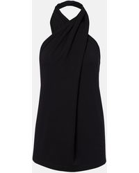 TOTEME - Halterneck Jersey Top - Lyst