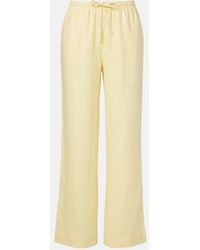 Asceno - Aurelia Linen Wide-Leg Pants - Lyst