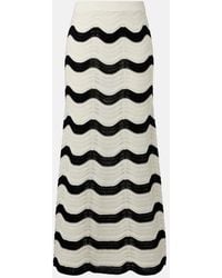 La DoubleJ - Jupe Midi En Crochet De Coton - Lyst