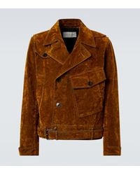 Dries Van Noten - Vassel Belted Cotton Biker Jacket - Lyst