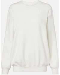 The Row - Ottilie Cotton And Silk Sweater - Lyst