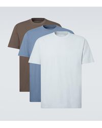 Maison Margiela - Set Of 3 Cotton Jersey T-Shirts - Lyst