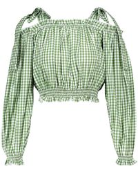 Alexandra Miro - Top Aus Baumwolle - Lyst