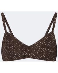 SIR. - Polka-Dot Silk Organza Bra Top - Lyst