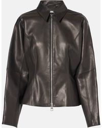 The Sei - Leather Jacket - Lyst