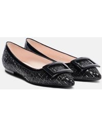 Roger Vivier - Gommettine Sequined Ballet Flats - Lyst