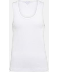 Bottega Veneta - Cotton-blend Tank Top - Lyst