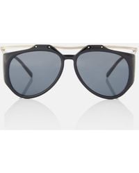 Saint Laurent - Sl M137 Amelia Aviator Sunglasses - Lyst