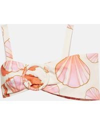Adriana Degreas - Seashell Bikini Top - Lyst