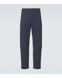 God's True Cashmere - Herringbone Checked Cashmere Straight Pants - Lyst