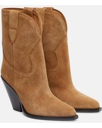 Isabel Marant - Suede Ankle Boots - Lyst