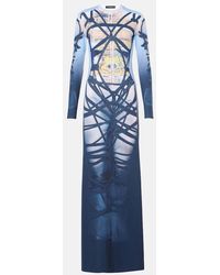 Y. Project - Graphic-Print Maxi Dress - Lyst