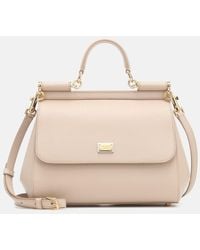 Dolce & Gabbana - Tote Sicily Medium Aus Leder - Lyst