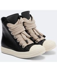 Rick Owens - Jumbolace Leather Sneakers - Lyst