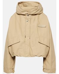 Jacquemus - La Parka Courte Caraco Hooded Canvas Jacket - Lyst