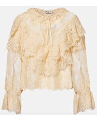 RIXO London - Blouse Faryn En Dentelle - Lyst