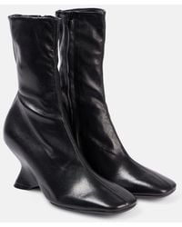 Dries Van Noten - Leather Ankle Boots - Lyst
