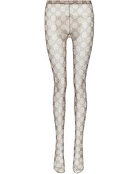 Gucci GG Patterned Tights - Brown